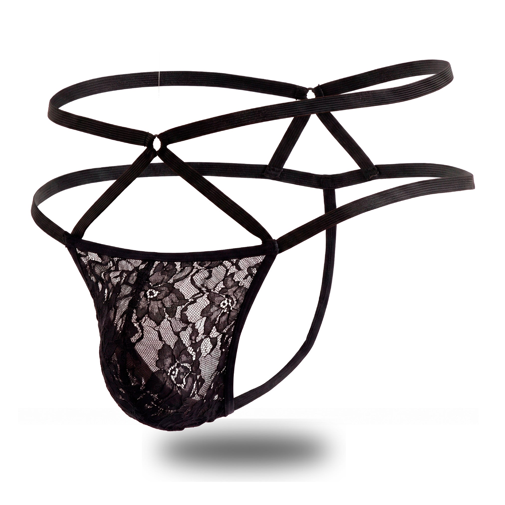Tanga Encaje Cintura Alta