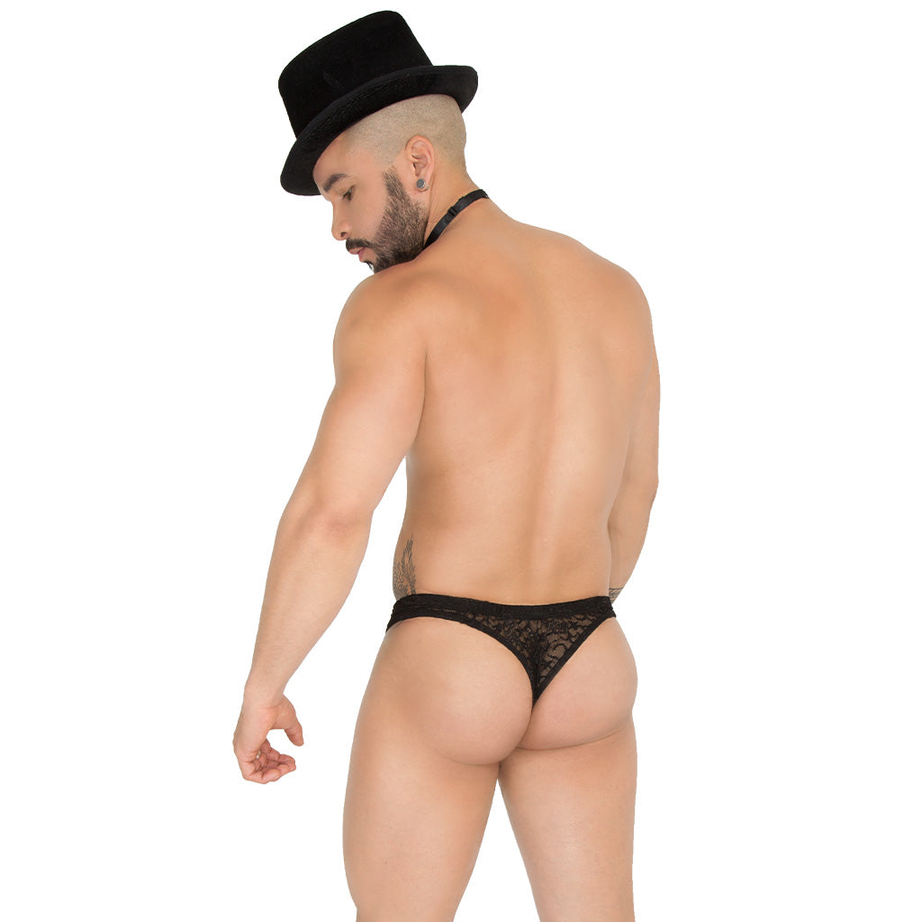 Tanga Encaje Negro