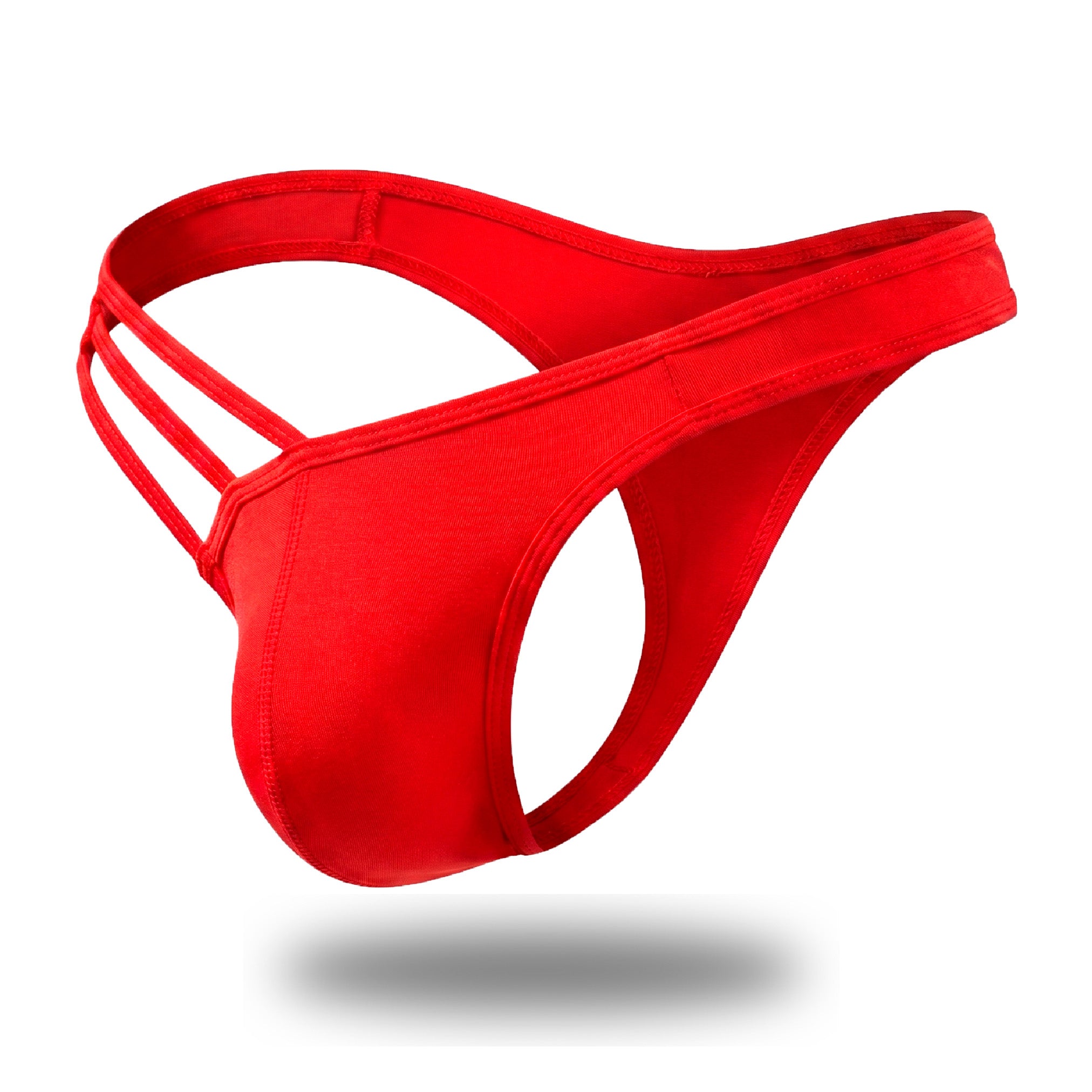 Tanga Lineas Lateral Roja