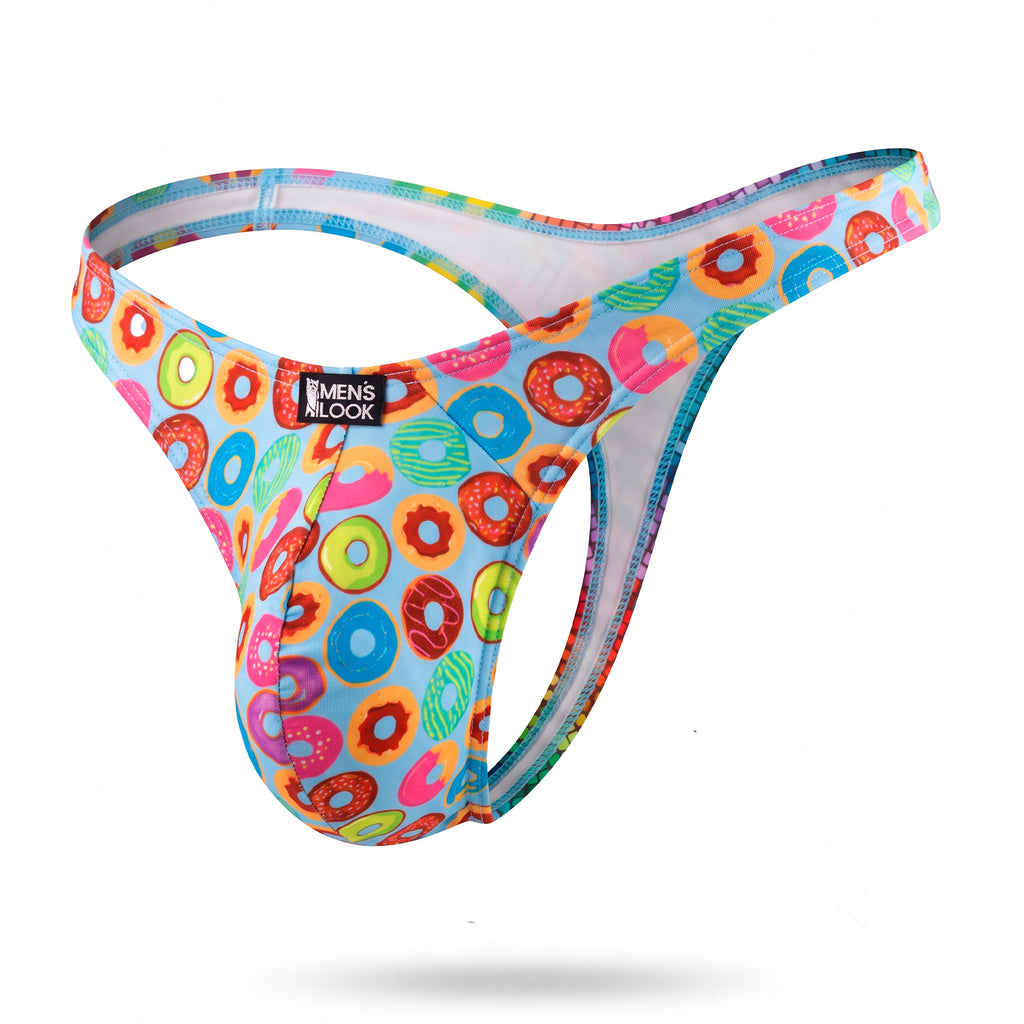 Tanga Mens Look Colorful Donuts