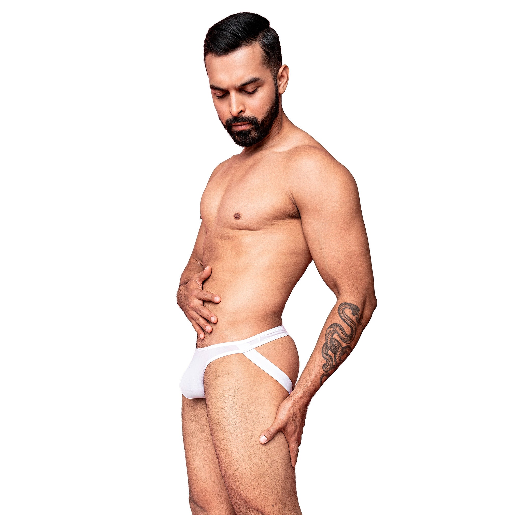 Tanga Suspensorio JM Blanco