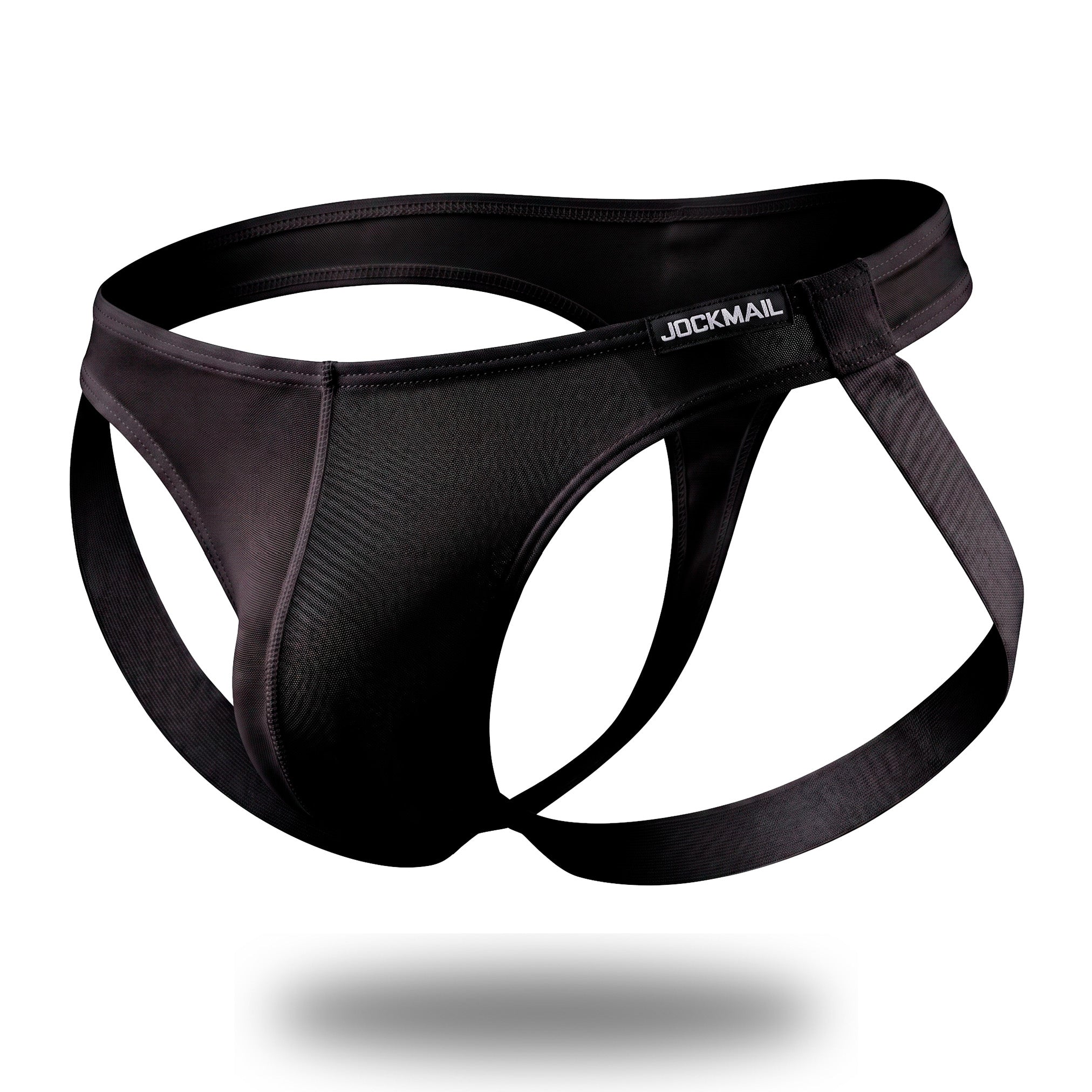 Tanga Suspensorio Jockmail Negra