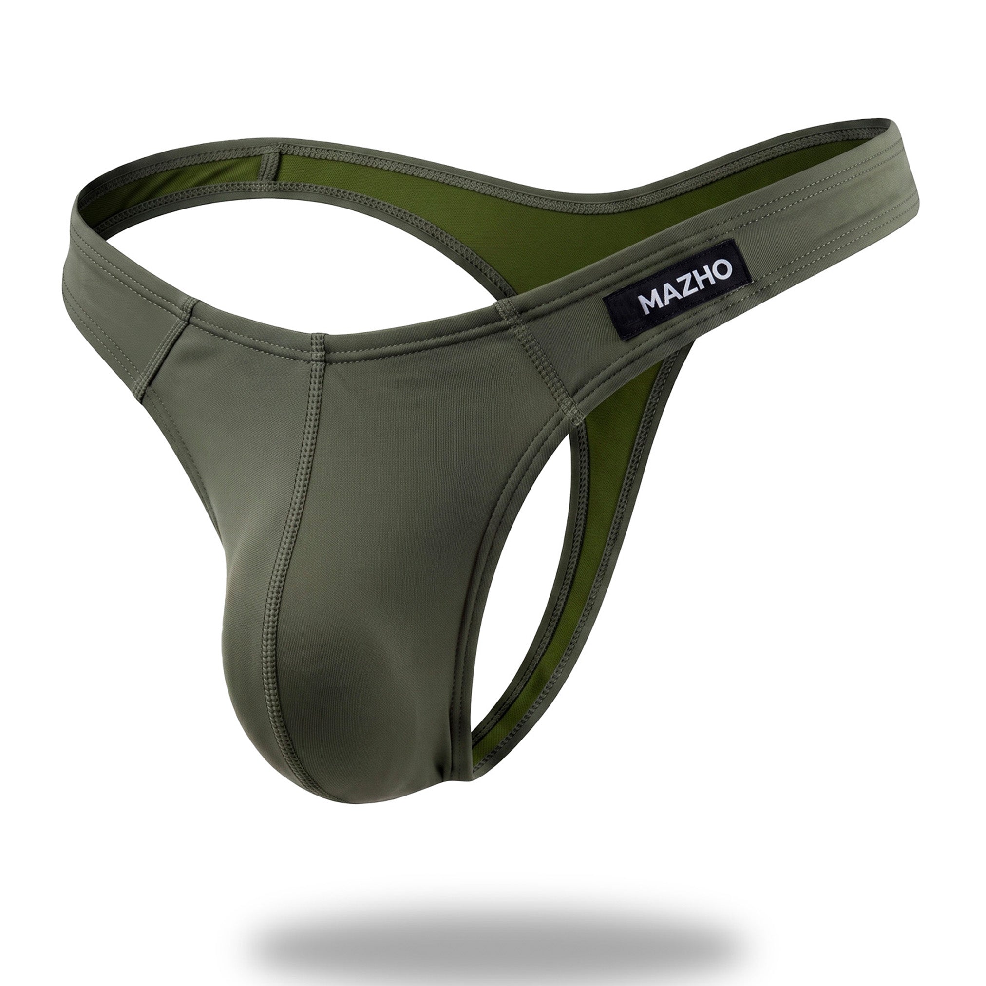 Tanga Torzo Licra Verde Militar